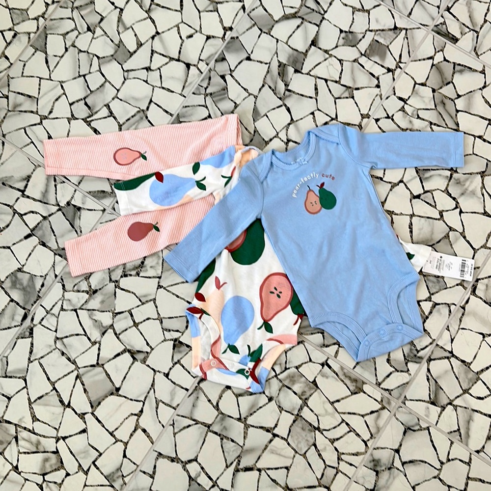 Carters 3 piece long sleeve set